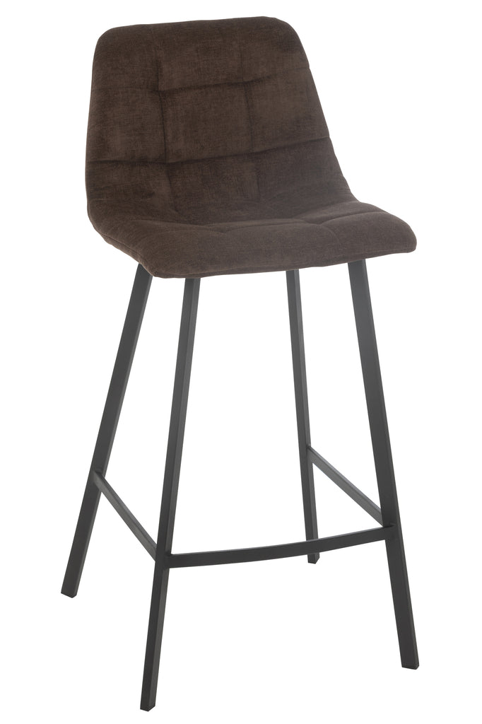 Barkruk Kent Metaal/Polyester Bruin