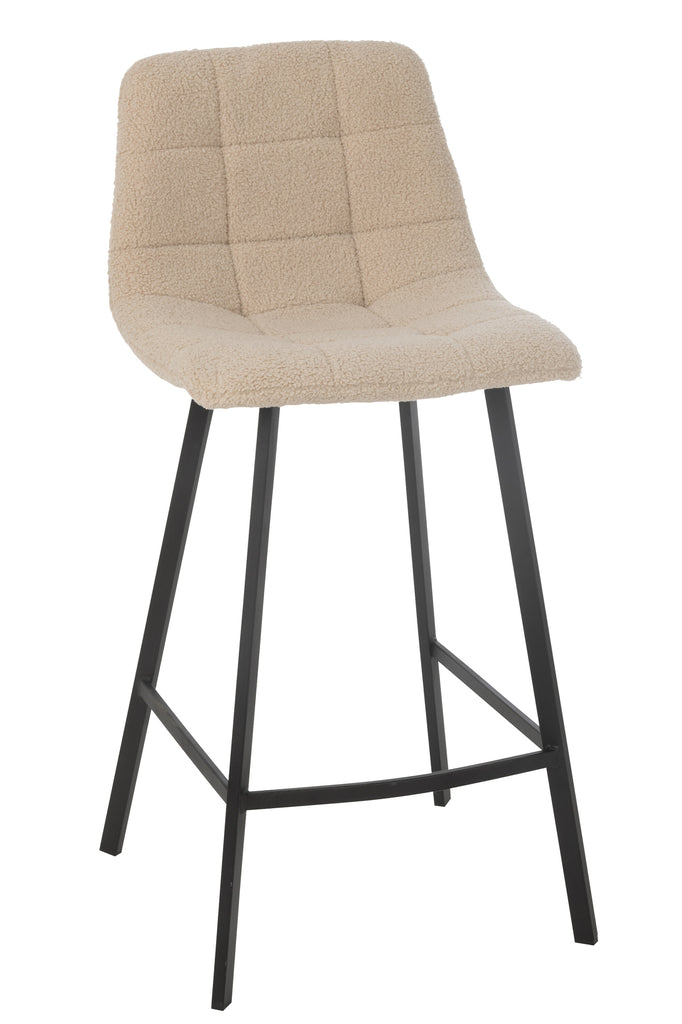 Barkruk Kent Metaal/Polyester Wit