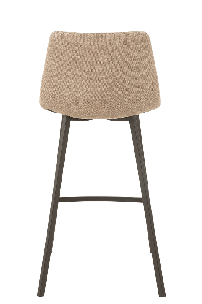 Barstoel Stephane Textiel/Metaal Beige
