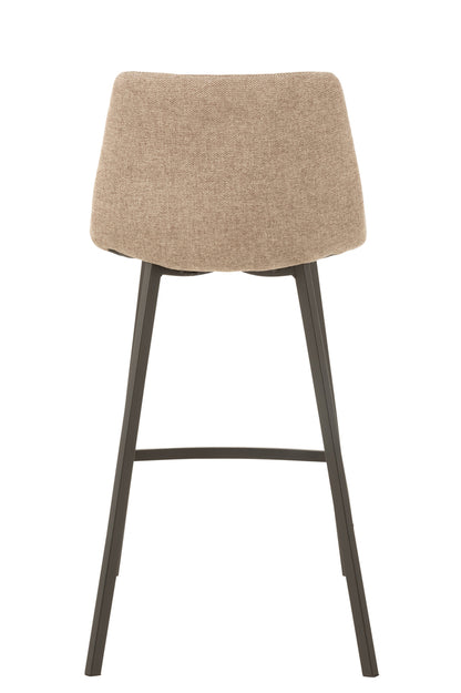 Barstoel Stephane Textiel/Metaal Beige