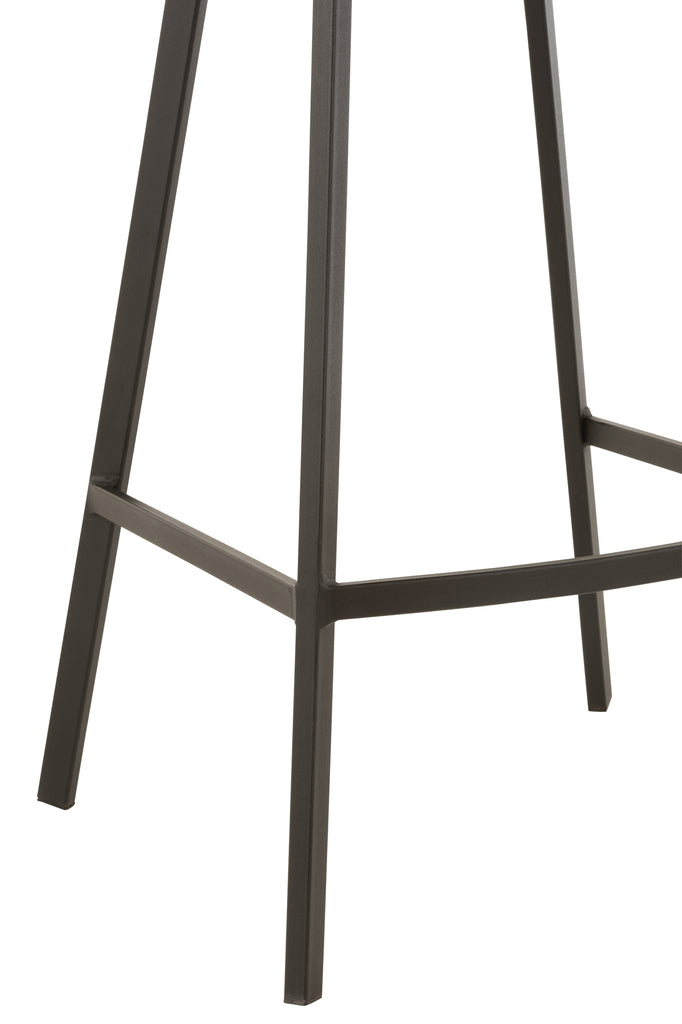 Barstool Stephane Textiel/Metaal Grijs
