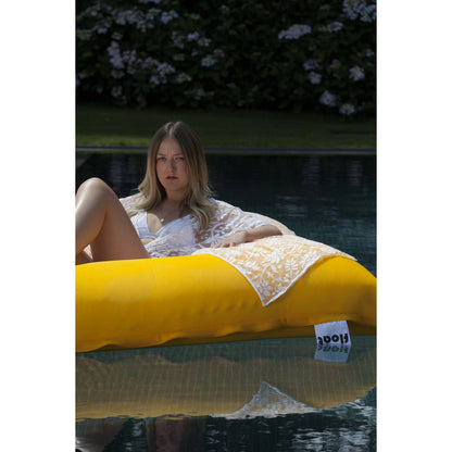 FLOAT BEAN BAG ZWEMBAD - geel