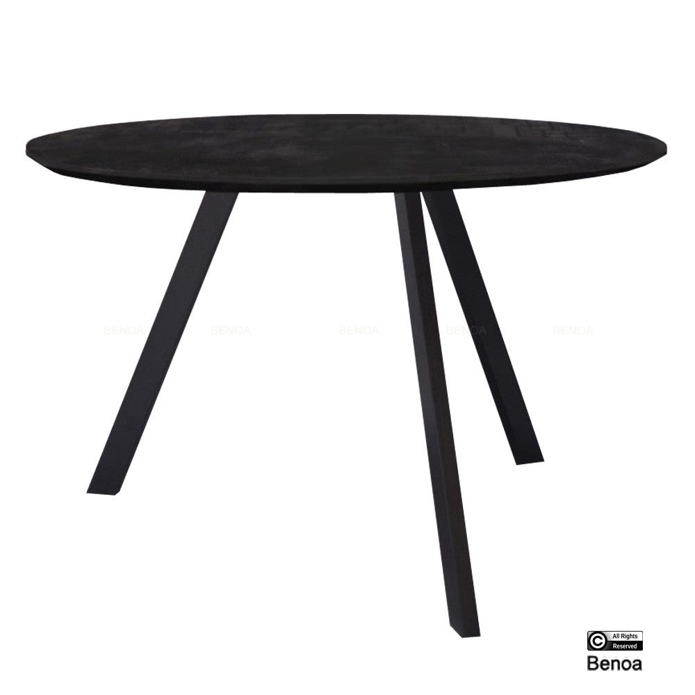 Eettafel Rond Berlin Zwart 130