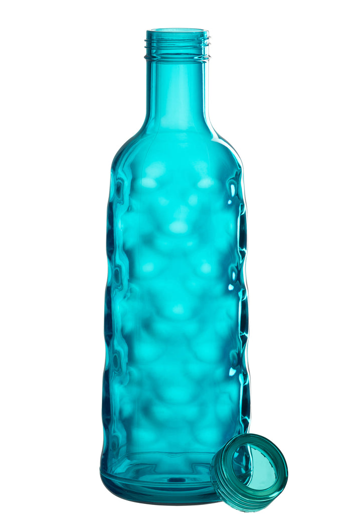 Fles Gehamerd In Geschenkdoos Plastic Blauw