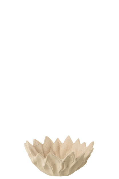 Kommetje Klimop Keramiek Beige Klein