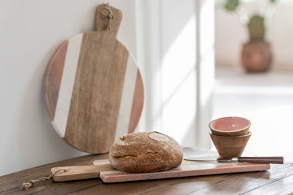 Kommetje Mangohout Roze Emaille Klein