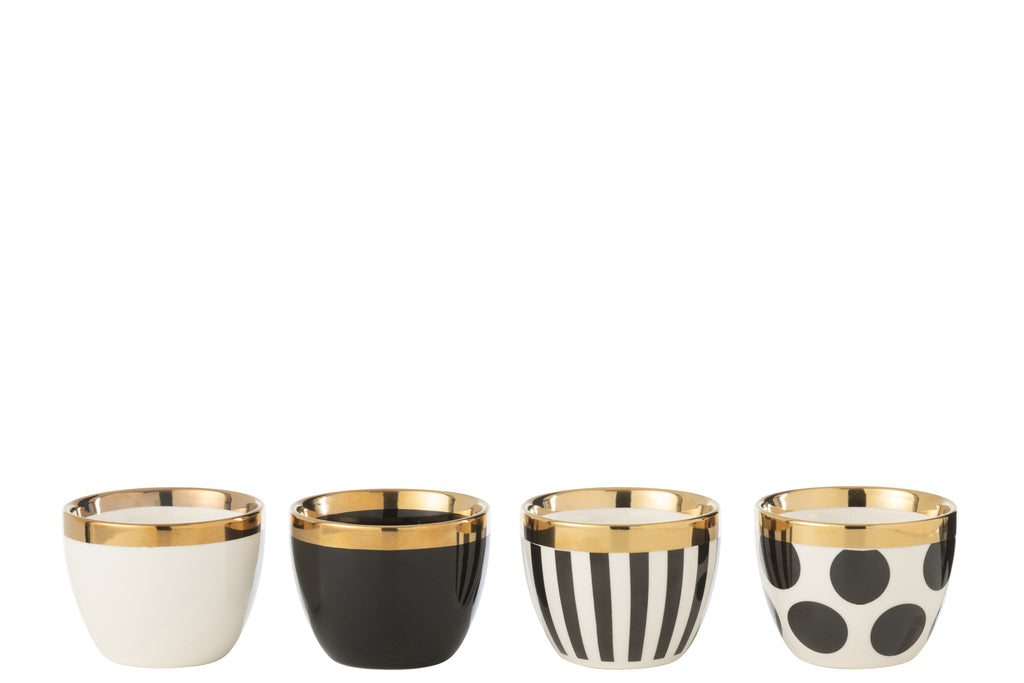 J-Line Doos met 4 kopjes keramische mix