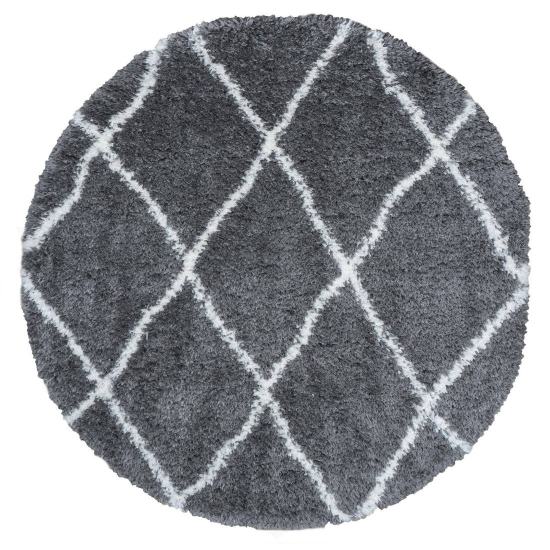 Karpet Jeffie Grey Rond ø120 cm