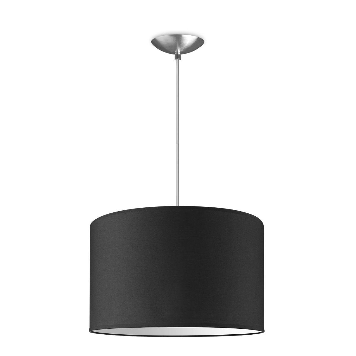 hanglamp Bling met lampenkap, E27, zwart, 35cm