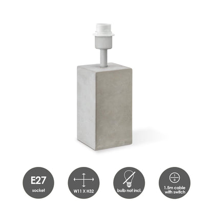 tafellamp voet Pillar 11/11/32cm - Beton