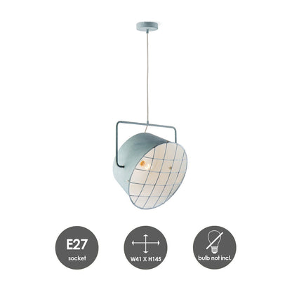 Hanglamp Clemento - Beton - 41x41x145cm