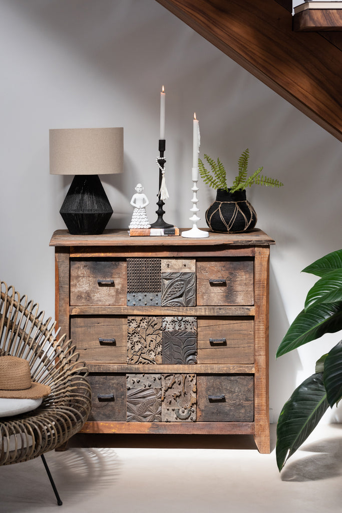 Kast Vintage Hout Bruin