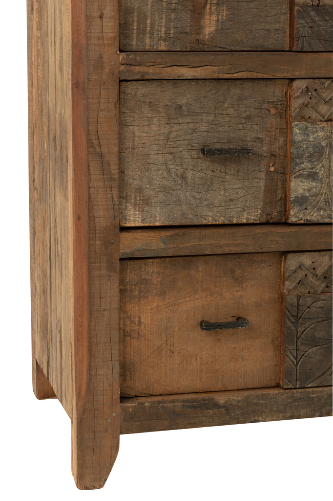 Kast Vintage Hout Bruin