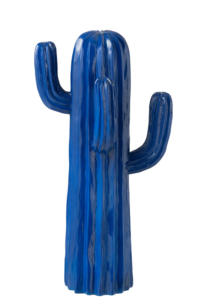 Cactus Polyresin Blauw Groot