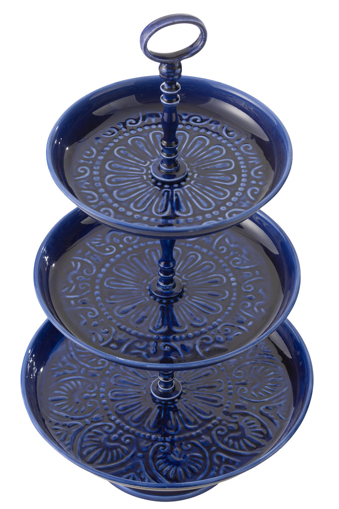 Taartschaal IJzer Blauw