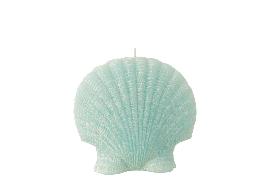 Kaars Schelp Wax Azure Groot-8Uren
