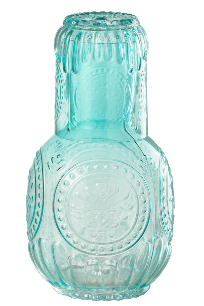 Karaf+Glas Maya Glas Turquoise