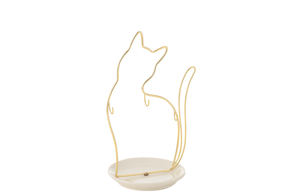 Kattenbak Porselein/Metaal Groot