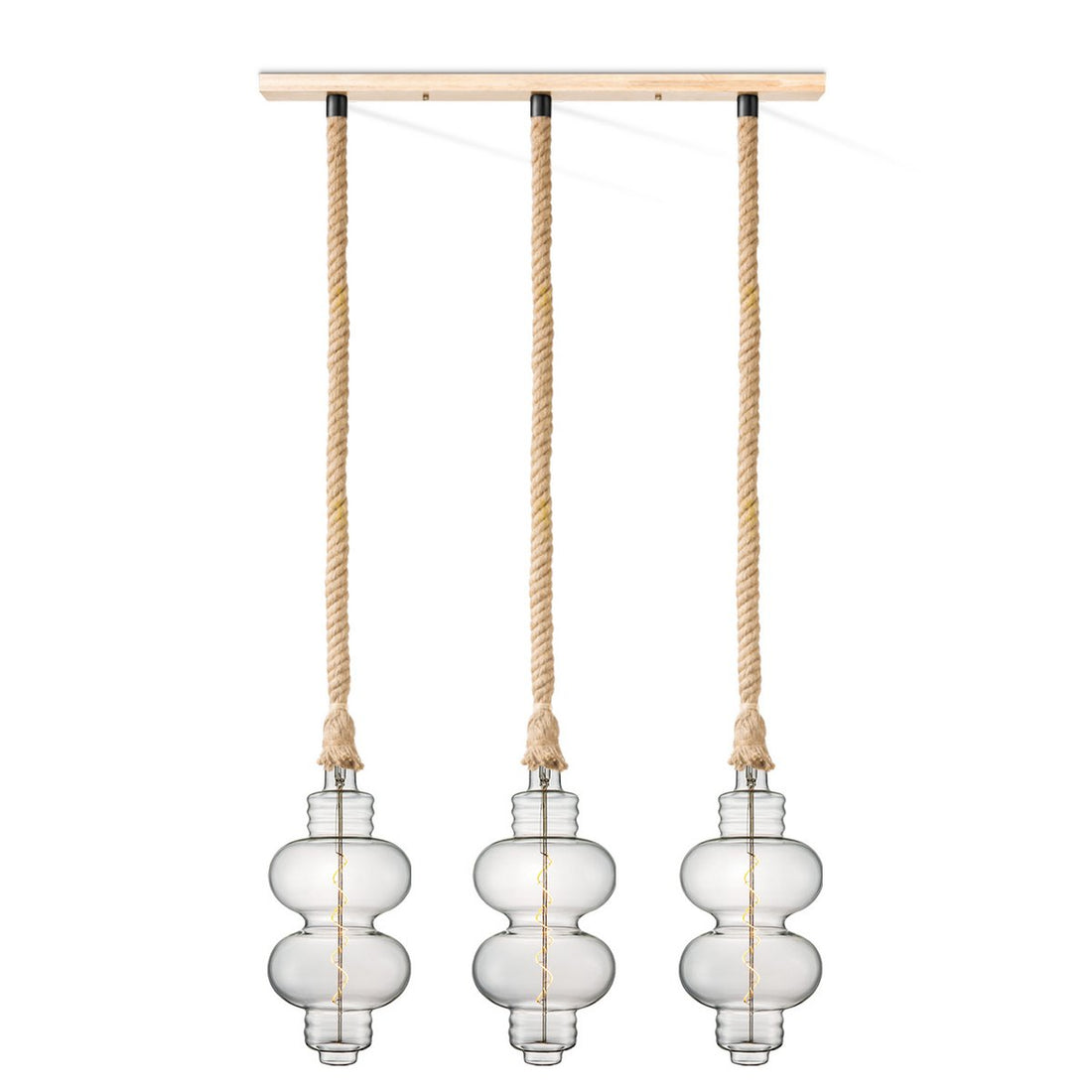 hanglamp Leonardo Diabolo - 3L dimbaar E27 helder