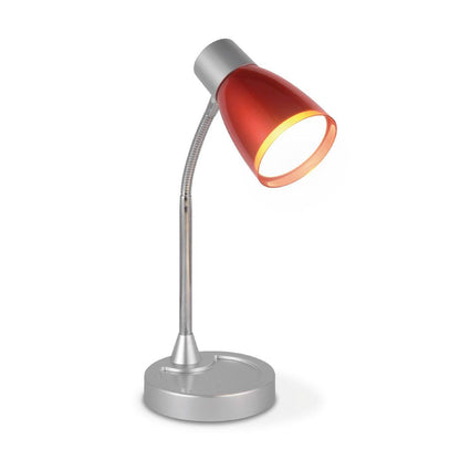 Lumy Led Bureaulamp 3W Rood - Verstelbare