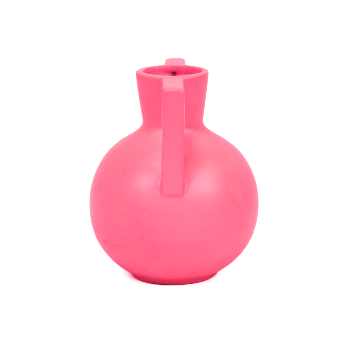 Vaas - Kettlebell - Keramiek - Neon Roze - 14,5x14,5x18,5cm