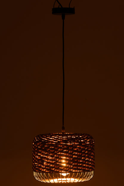 Plafondlamp Metaal Natuurlijk
