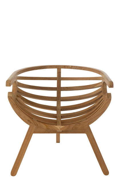 Chair Crab Teak Wood Natural