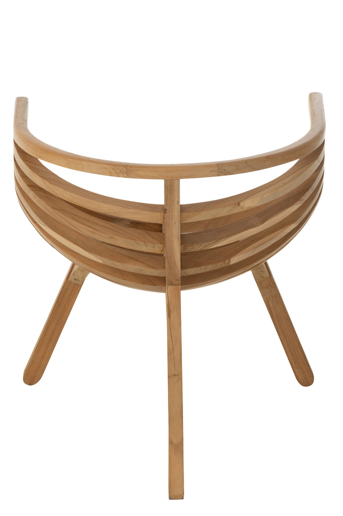 Chair Crab Teak Wood Natural