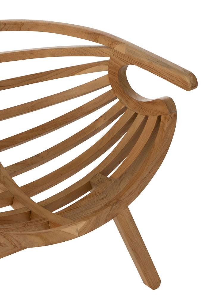 Chair Crab Teak Wood Natural