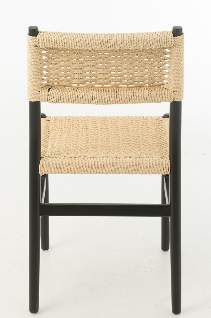 Chair Lap Beech Wood/Rope Black