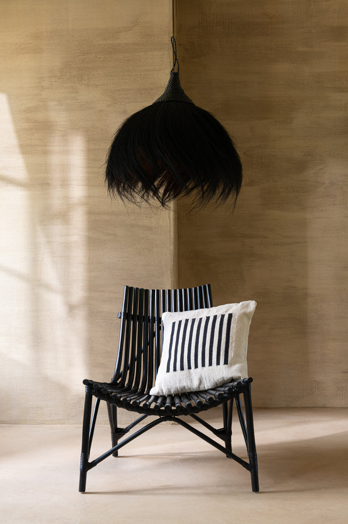 Chair Rattan Black