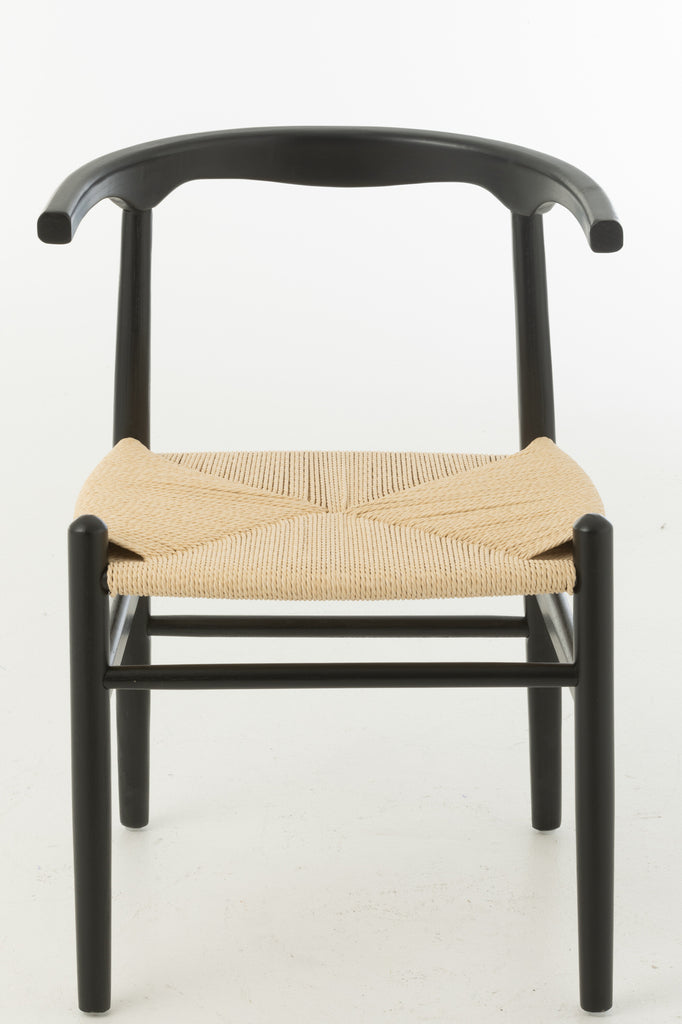 Chair Toon Beech Wood/Rope Black