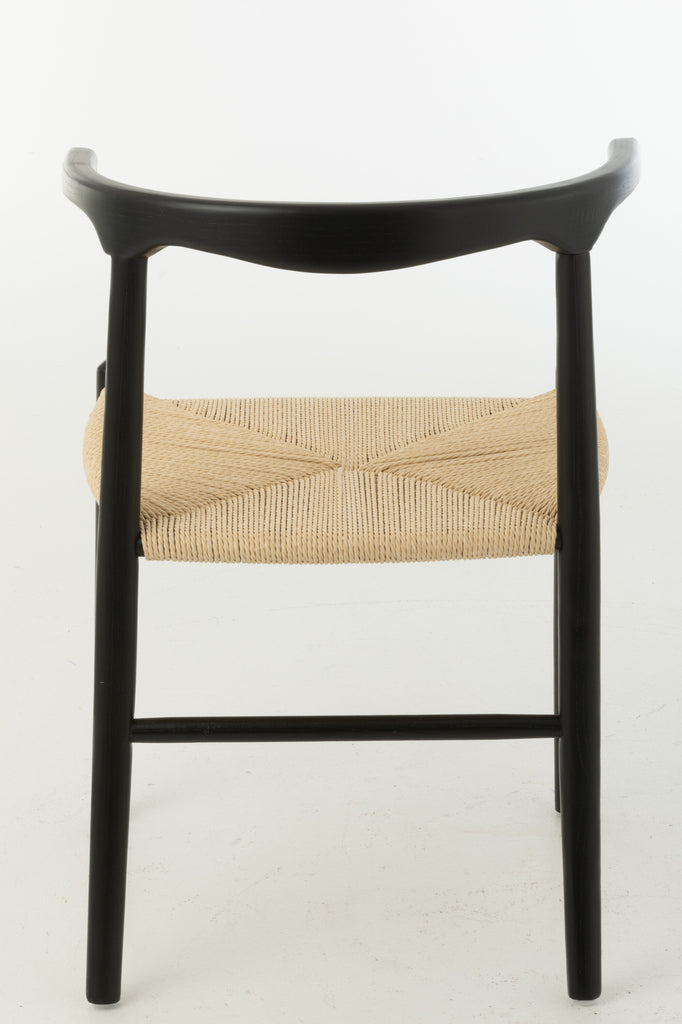 Chair Toon Beech Wood/Rope Black