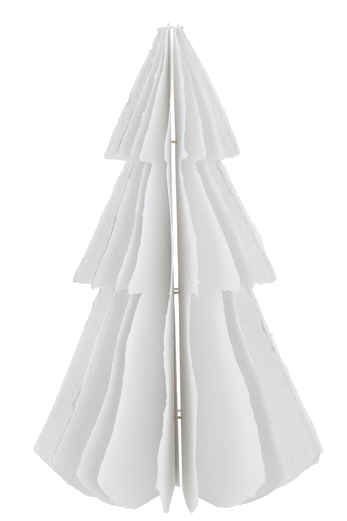 Kerstboom Katoen Mache Wit Groot