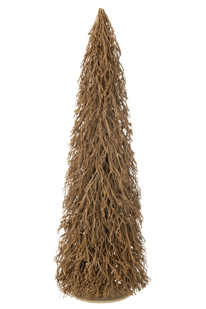 J-Line Kerstboom Teatree Hout Natuurlijk Groot