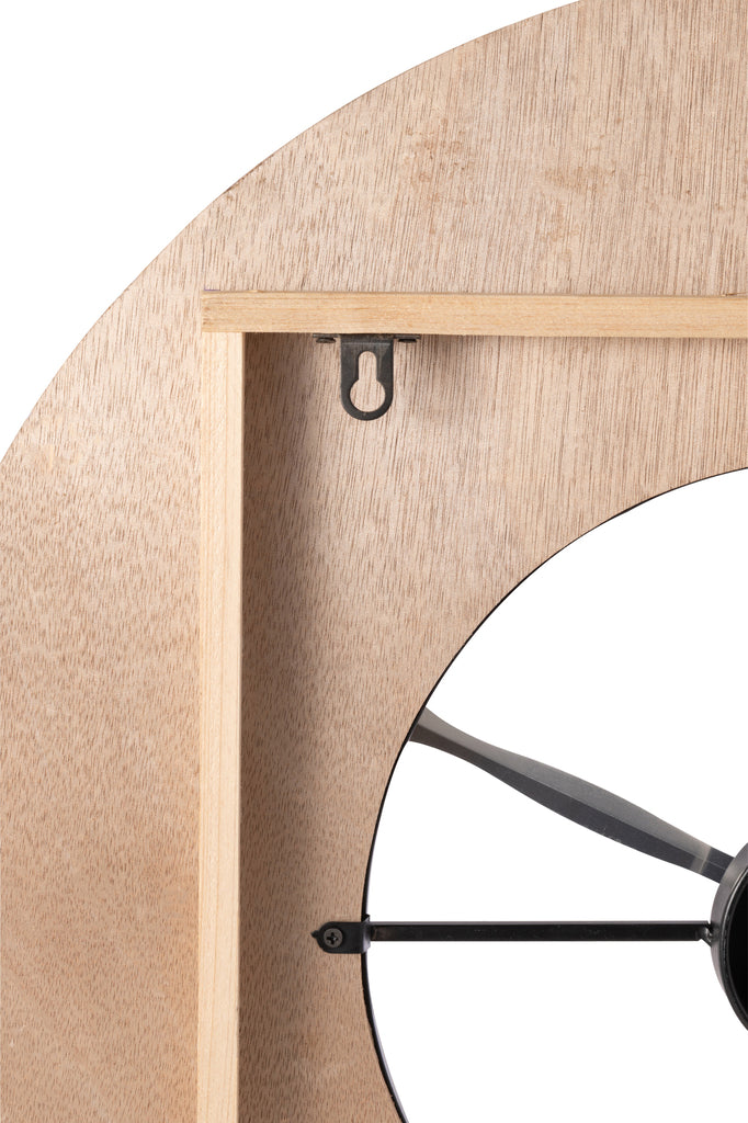 Clock Sodi Mdf Natural/Black