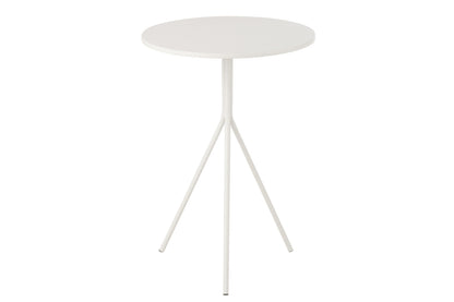 Salontafel Rond Metaal Wit