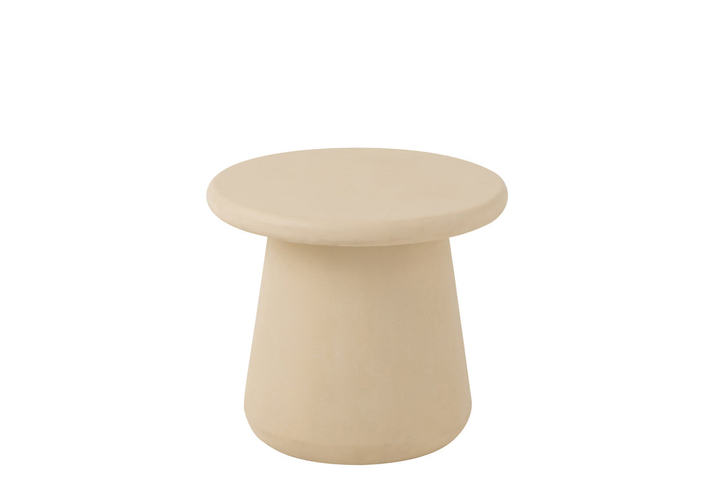 Koffietafel van berken multiplex beige