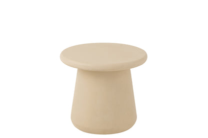 Koffietafel van berken multiplex beige