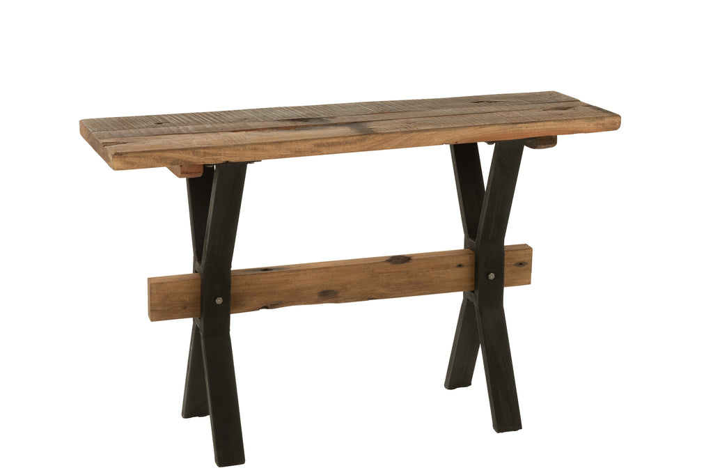 Console Tafel Vintage Hout Bruin