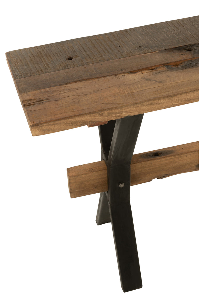 Console Tafel Vintage Hout Bruin