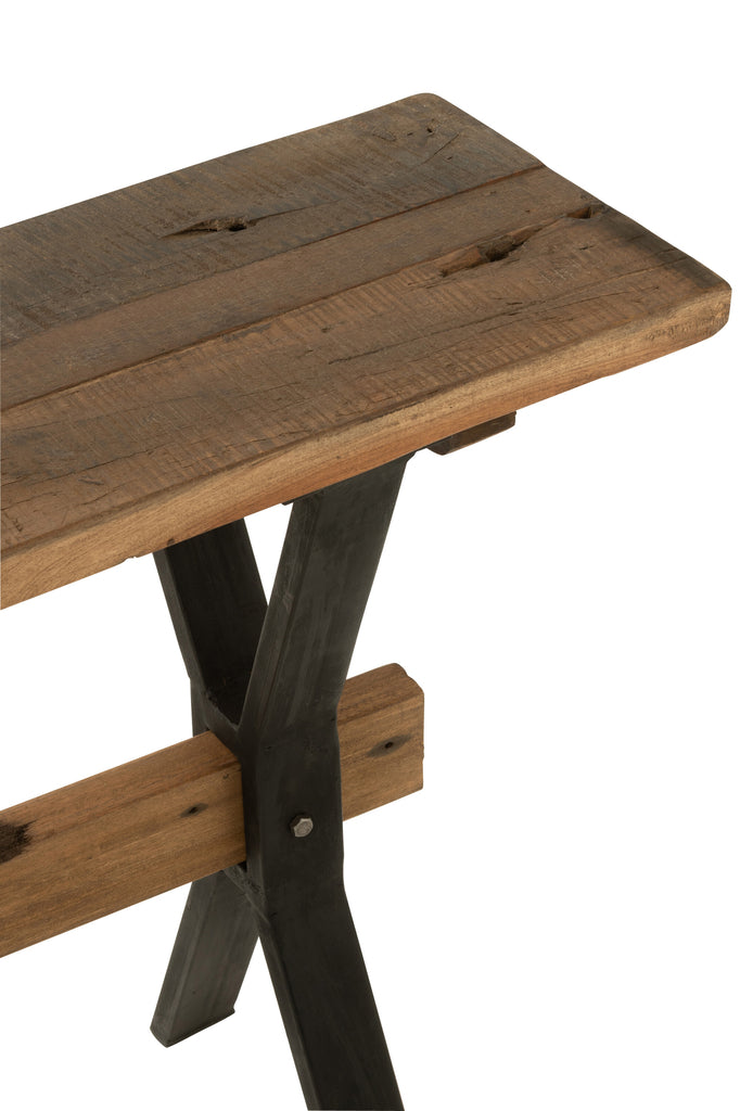 Console Tafel Vintage Hout Bruin