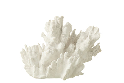 Coral Polyresin White L