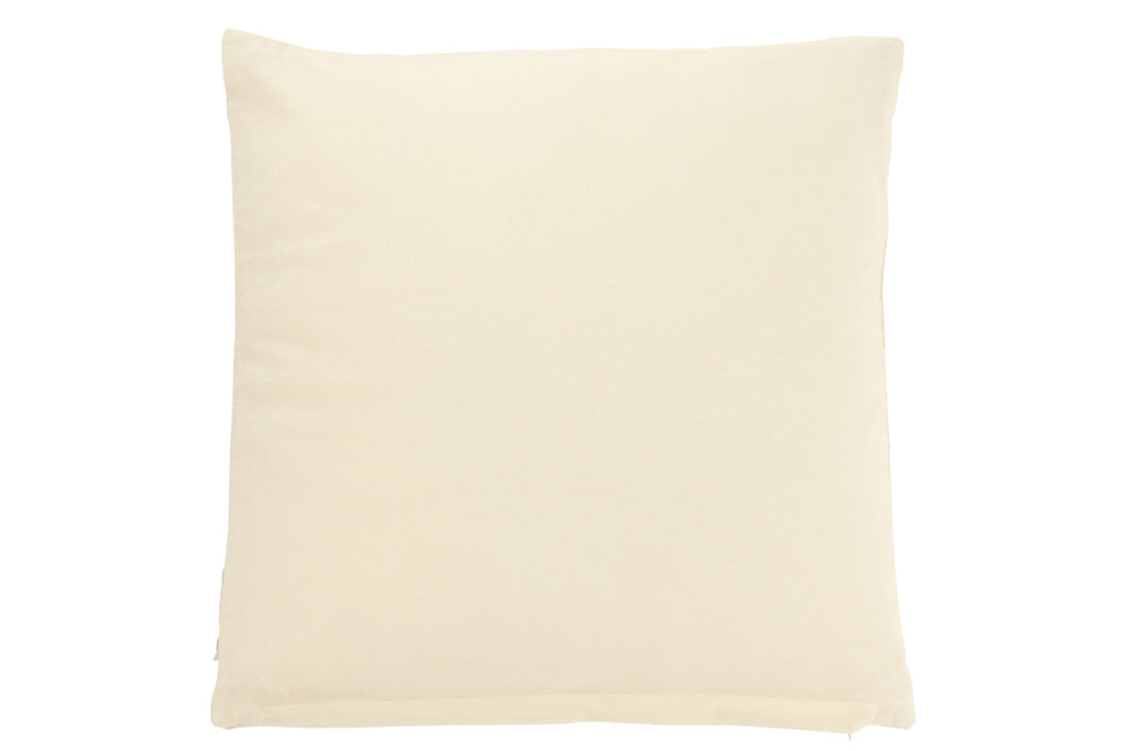 Cushion Shell Cotton White/Beige