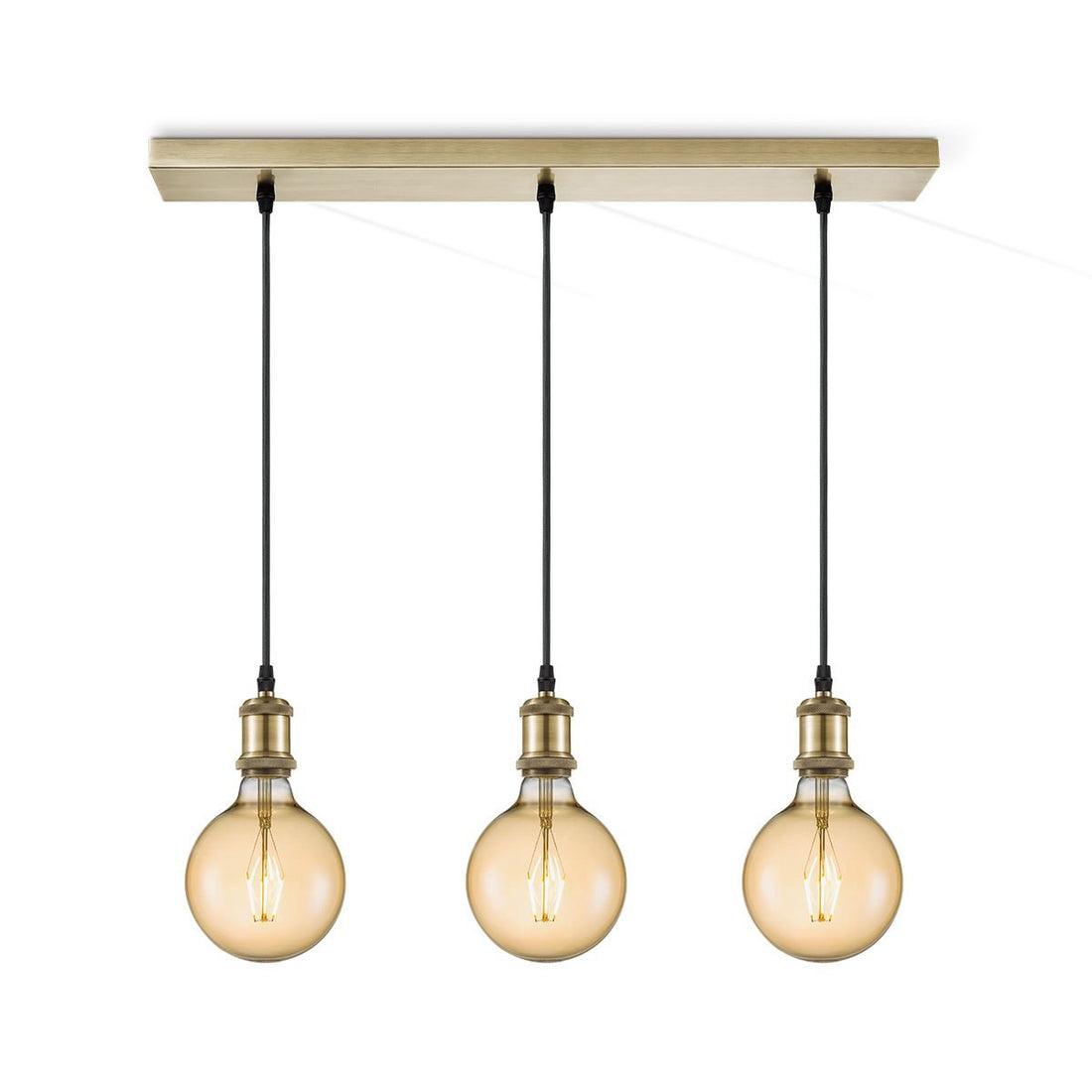 Hanglamp Basic Vintage - Messing - 66x12x109cm