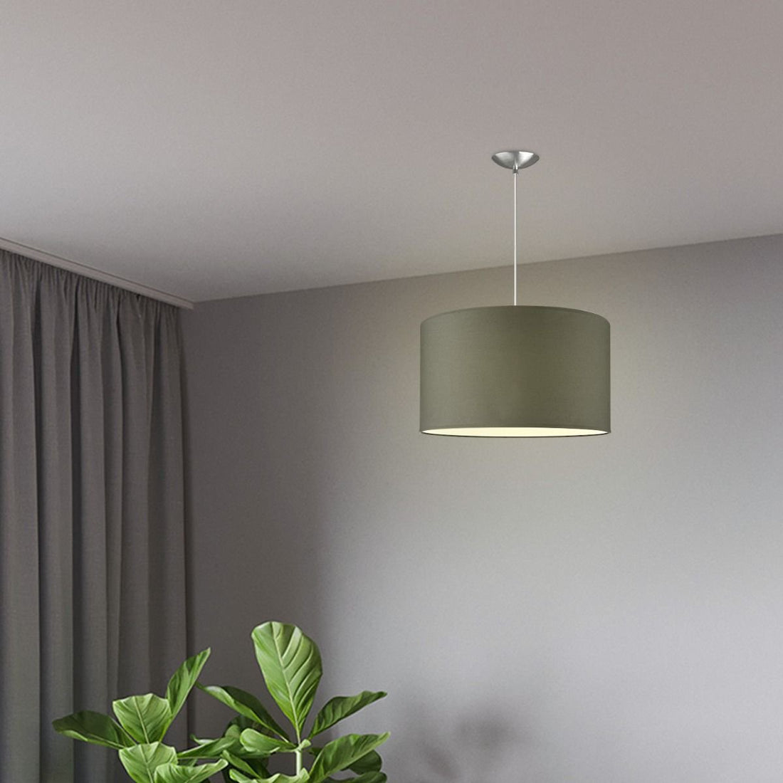 hanglamp Bling met lampenkap, E27, zwart, 40cm