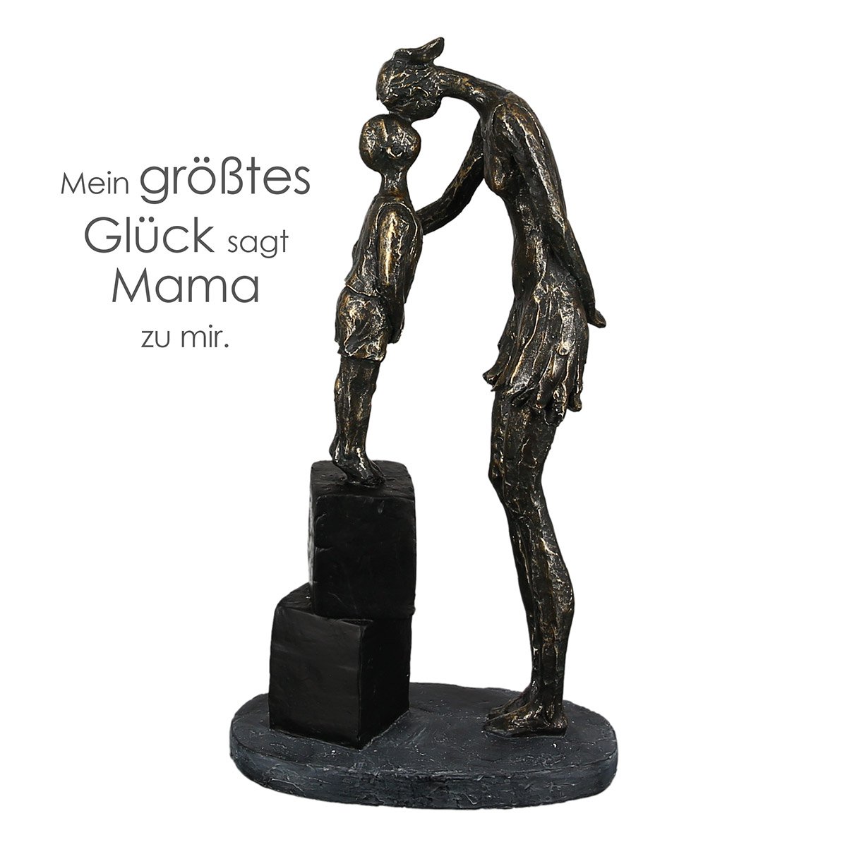 Poly Skulptur &quot;Moeder en kind&quot;