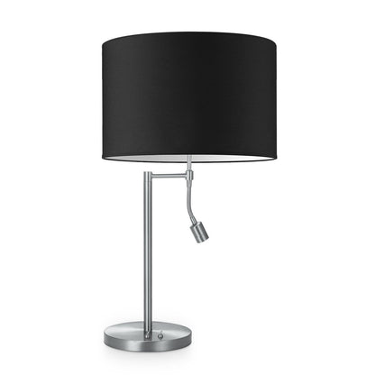 Tafellamp Read, LED Leeslamp, E27, zwart 35x35x47cm