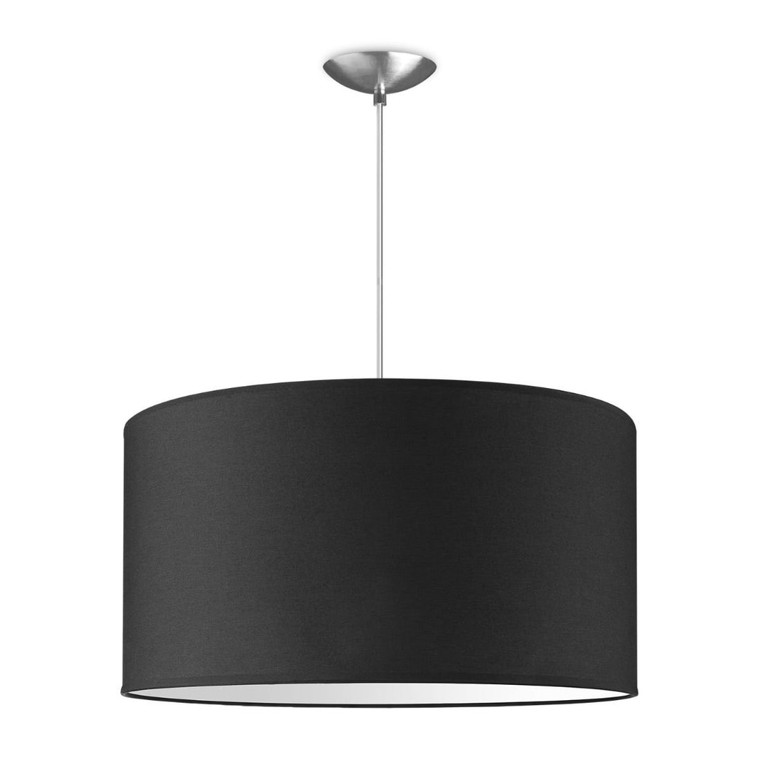 hanglamp Bling met lampenkap, E27, zwart, 50cm