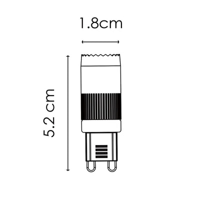 LED lamp G9 2W 200Lm 240Â° Warm Wit Licht